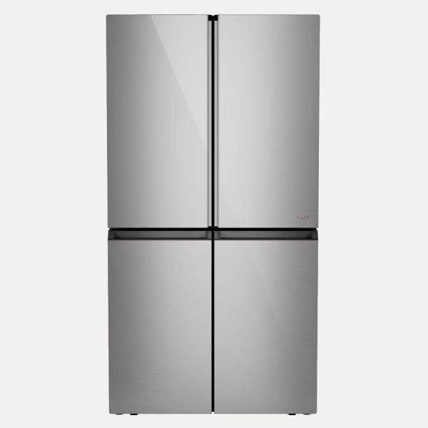 GE奇異】Café™能源之星801L大容量鉑金玻璃智慧法式四門冰箱 (CAE28DM5TS5) 