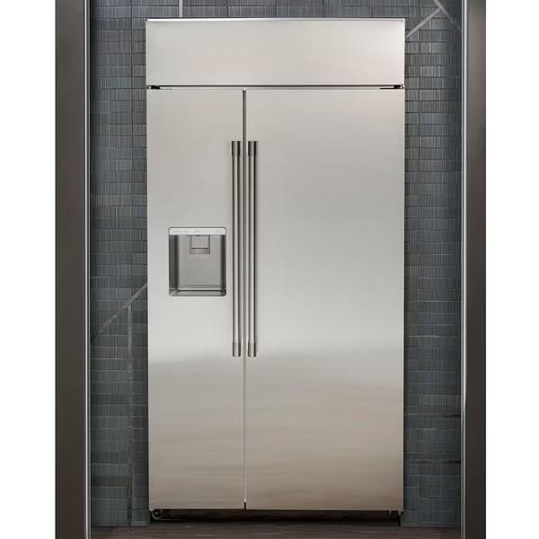 【GE奇異】Monogram 852L大容量崁入式取冰取水對開門冰箱 ( ZISS480DNSS) 