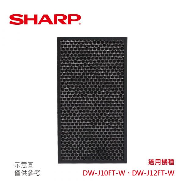 【SHARP 夏普】DW-J10FT、DW-J12FT專用活性碳濾網 (FZ-J10DFT) FZ-J10DFT,夏普,HEPA,活性碳,空氣清淨機,濾網,空氣淨化氣,PM2.5