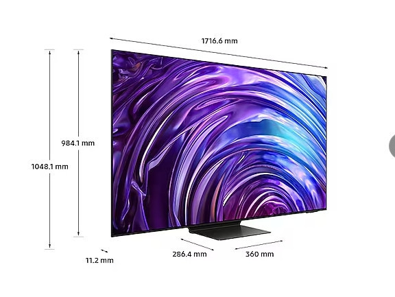 【Samsung三星】77吋 4K OLED AI顯示器 (QA77S95DAXXZW) 