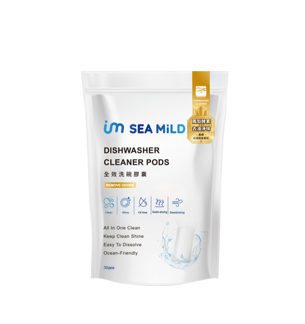 SEAMILD清淨海全效洗碗膠囊-除油淨味  3g*30 顆 (90g)/ 袋 