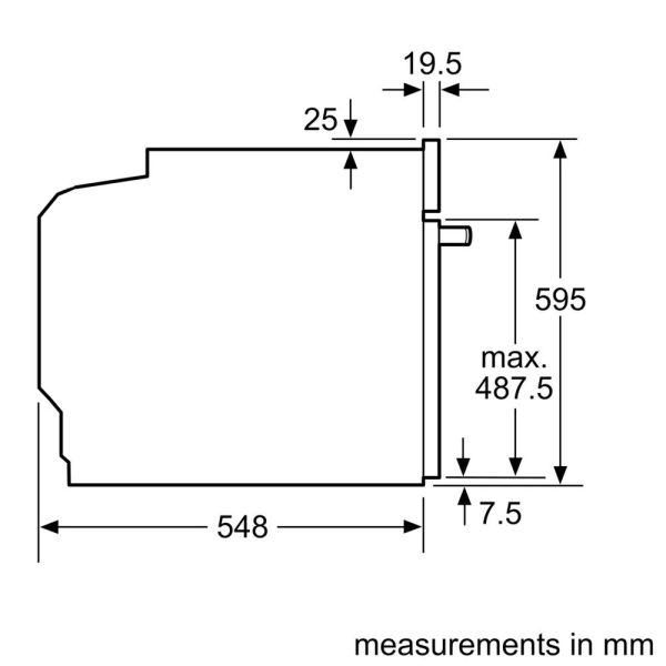 【BOSCH博世】6系列 嵌入式烤箱  (HBG536ES3) 