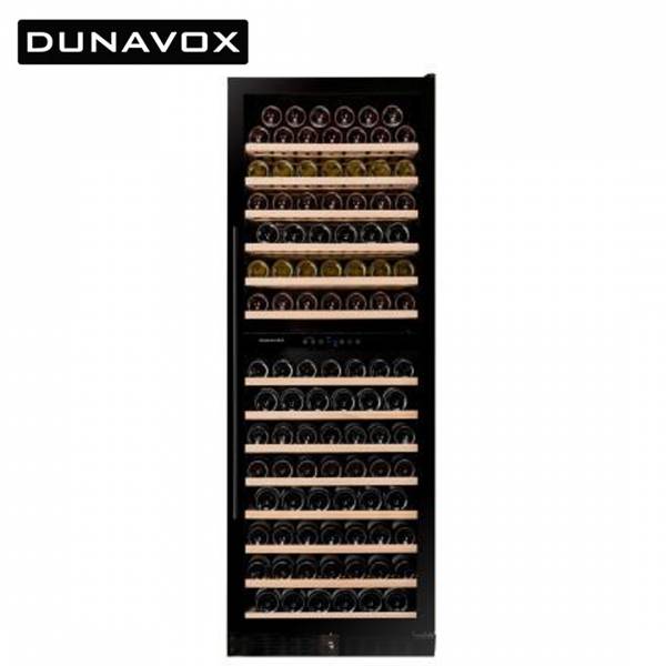 【匈牙利Dunavox】181瓶雙溫紅酒櫃可獨立崁入櫥櫃 (爵士黑 DX-181.490DBK.TW) DX-181.490DBK.TW,匈牙利,Dunavox,爵士黑,紅酒櫃,崁入櫥櫃,181瓶