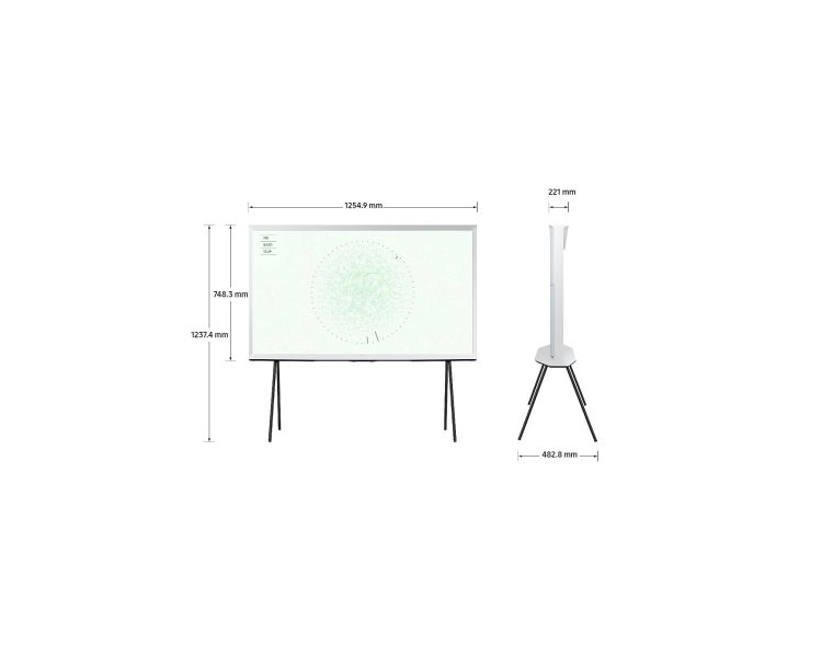 【Samsung三星】55吋 The Serif LS01D 顯示器 (QA55LS01DAXXZW) 