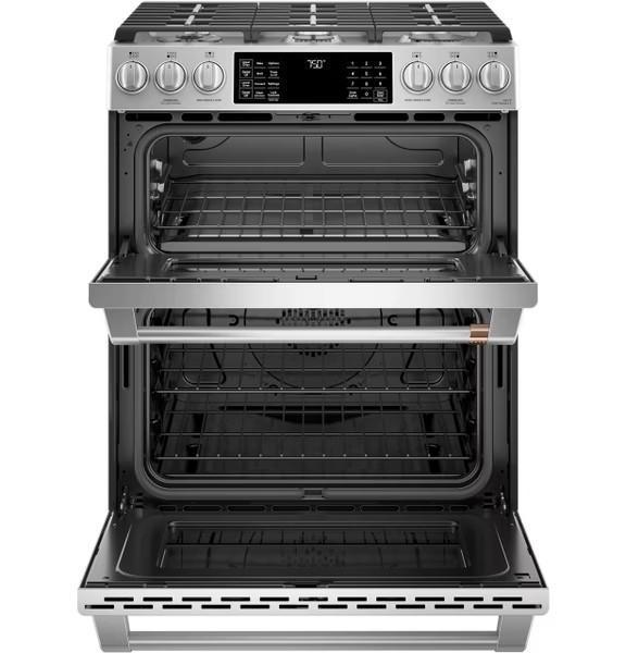 【GE奇異】Café™30吋瓦斯型智慧六口雙層爐連烤 (CGS750P2MS1) 