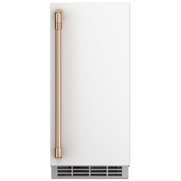 【GE奇異】Café™15吋大容量晶鑽冰製冰機+製冰機門套件 (UNC15NPWII+CK1UP150RW2) 