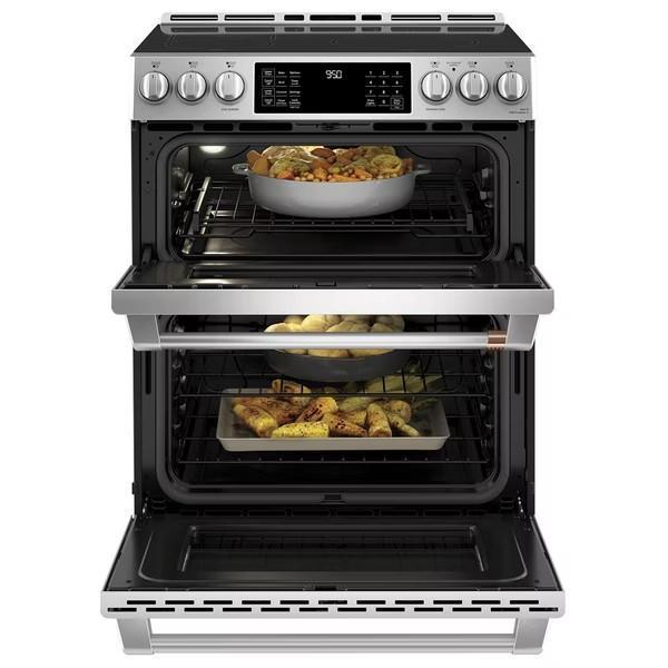 【GE奇異】Café™30吋電能型五口雙層爐連烤 IH爐 (CHS950P2MS1) 