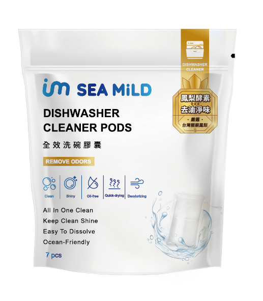 SEAMILD清淨海全效洗碗膠囊-除油淨味 3g*7 顆 (21g)/ 袋 