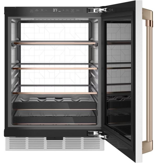 【GE奇異】Café™ ENERGY STAR®126罐/14瓶大容量紅酒飲料櫃 (CCP06BP4PW2) 