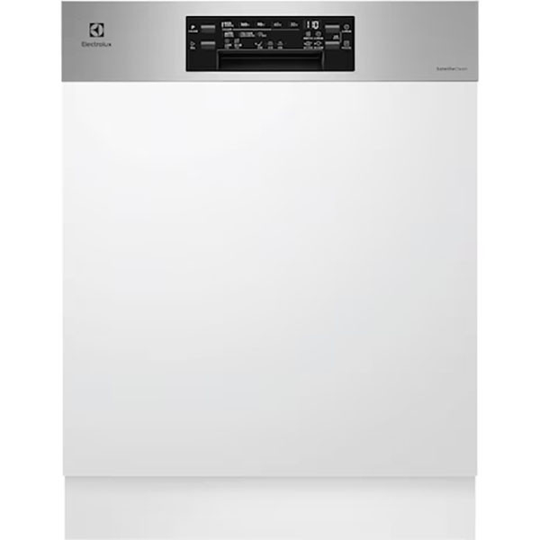 【Electrolux伊萊克斯】60公分 14人份 700系列半嵌式洗碗機 (EEM48300IX) 
