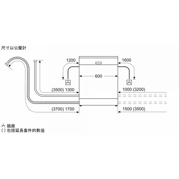【BOSCH博世】60公分 12人份 110V 獨立式洗碗機 (銀色 SMS2ITI06X) BOSCH,博世,獨立式,12人份,110V,60公分,洗碗機,銀色,SMS2ITI06X