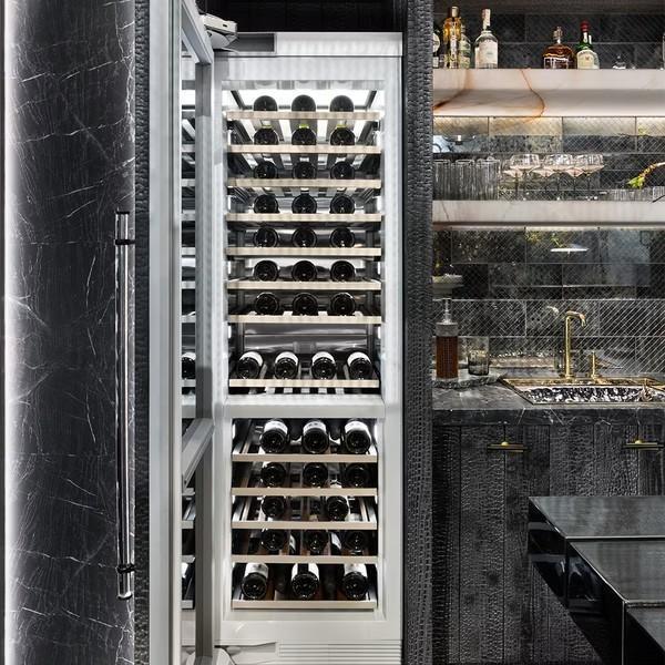 【GE奇異】Monogram 客製化91瓶崁入式大容量數位紅酒櫃 ( ZIW241NBWII) 