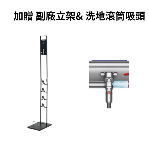 【Dyson戴森】V12 Detect Slim Fluffy 無線吸塵器 (SV46)贈洗地滾筒 