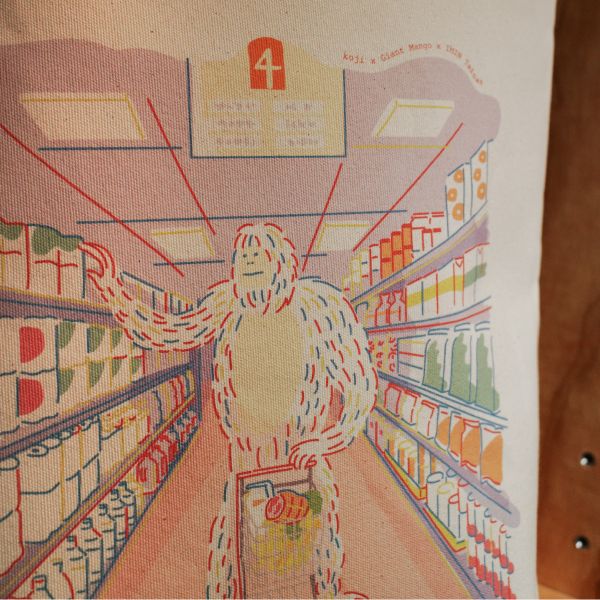 | koji / Strange Reality | 合成帆布托特包/共兩款 