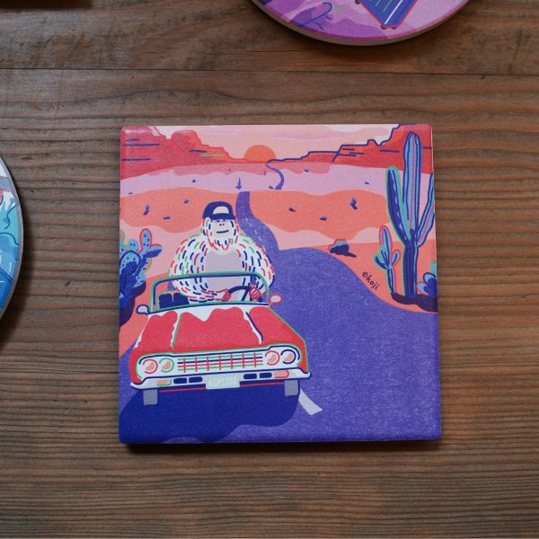 | koji / Strange Reality | 陶瓷吸水杯墊/ 共四款 