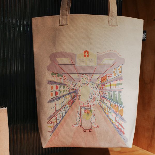 | koji / Strange Reality | 合成帆布托特包/共兩款 