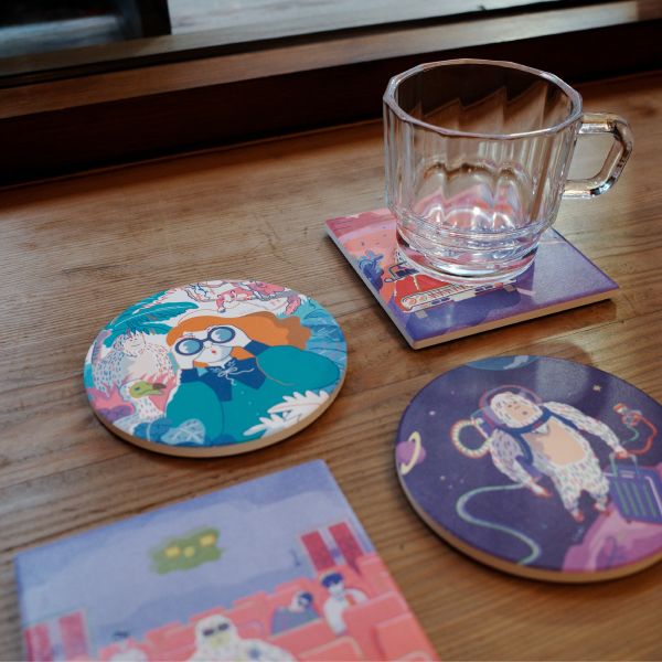 | koji / Strange Reality | 陶瓷吸水杯墊/ 共四款 