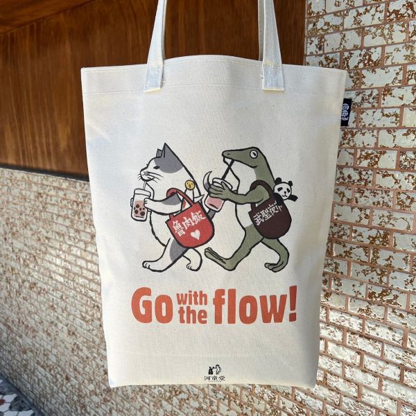 | 河童堂 Kappado/ Go with the Flow! | 合成帆布托特包/共兩款 
