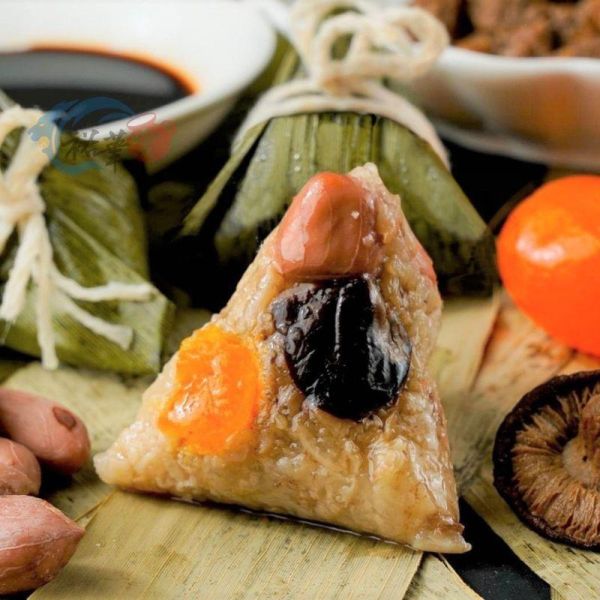 【大葉嚴選-高雄一口粽】經典栗香粽 (1包2顆；170g(顆)+-10% ；大顆) 
