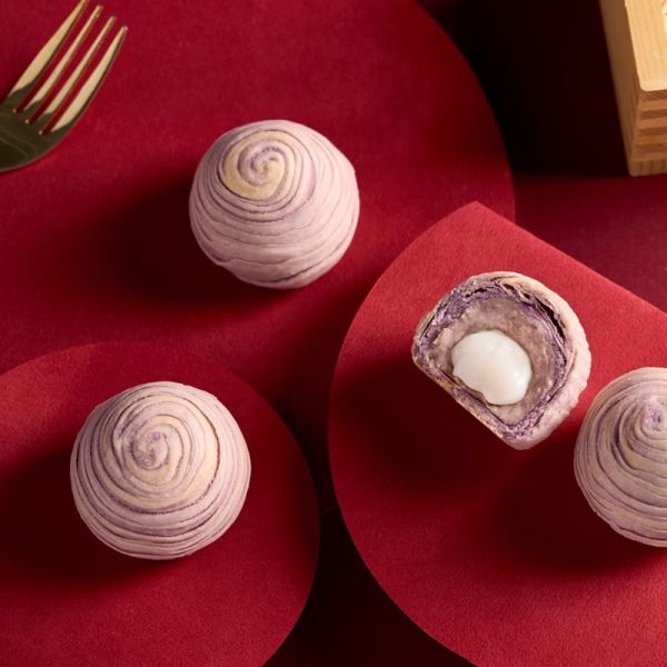 【老太陽堂】 麻糬芋頭酥 6入 (附提袋) 