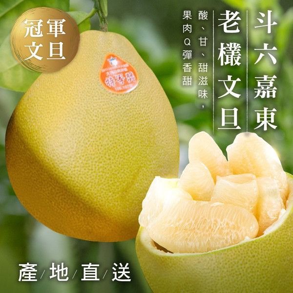 【大葉嚴選】斗六嘉東老欉雙冠軍文旦_貢級 5斤/10斤 