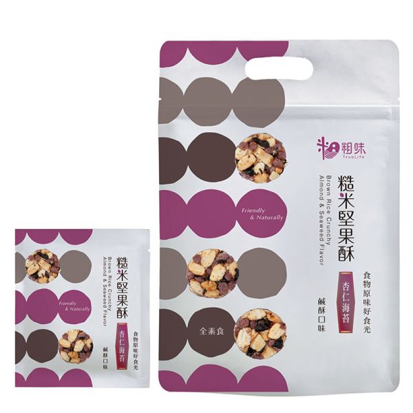 【粗味生活】糙米堅果酥 南瓜子蔓越莓/杏仁海苔酥_(13g*10包)/玉米水果酥_(18g*8包)_3袋/5袋 