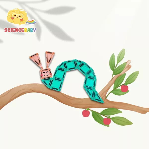 【ScienceBaby】糖果小磁片 42片 益智磁力片積木 