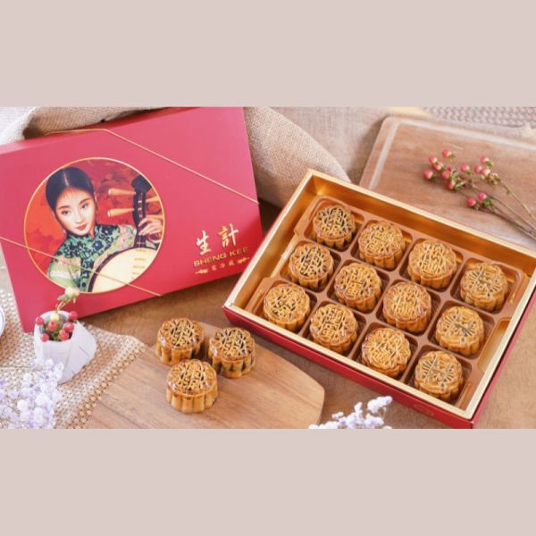 【生計食品】雲裳綜合小月餅 12入(4口味_豆沙、棗泥、松子蓮蓉、蓮蓉蛋黃，各3入) 