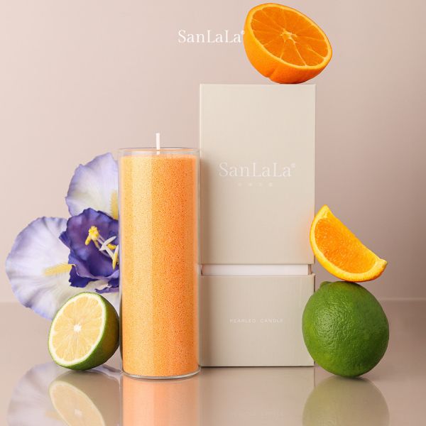 【SanLaLa】香氛珍珠沙蠟 500g (含30根燭芯) 