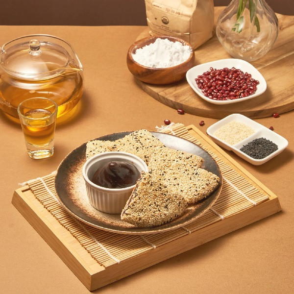 【上海鄉村】甜品2入組(桂花糖藕  2-3人份+手工豆沙鍋餅 3片) 