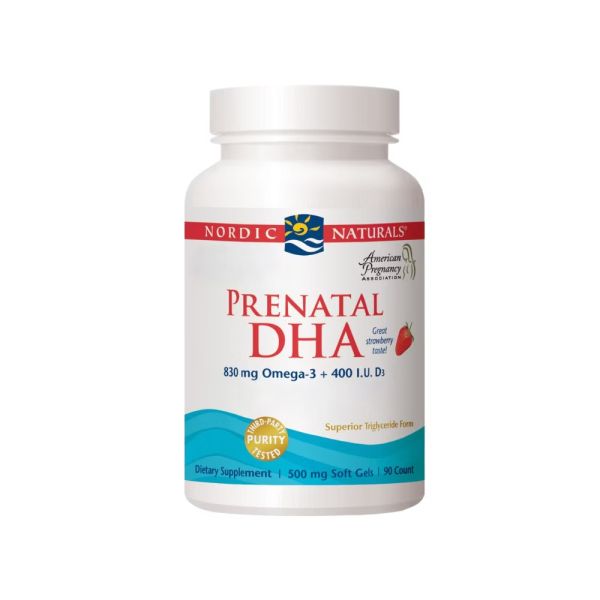 【NORDIC NATURALS 北歐天然】孕沛喜魚油膠囊食品(草莓味) 