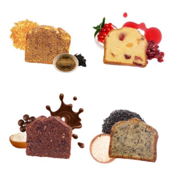 【冊子】開心果巴斯克乳酪蛋糕．La Pause組合 (A) 磅蛋糕四重奏(片)：柚香烏龍/英式巧克力/醇濃芝麻/經典蔓莓 