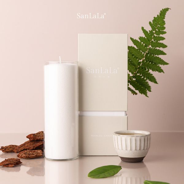 【SanLaLa】香氛珍珠沙蠟 500g (含30根燭芯) 