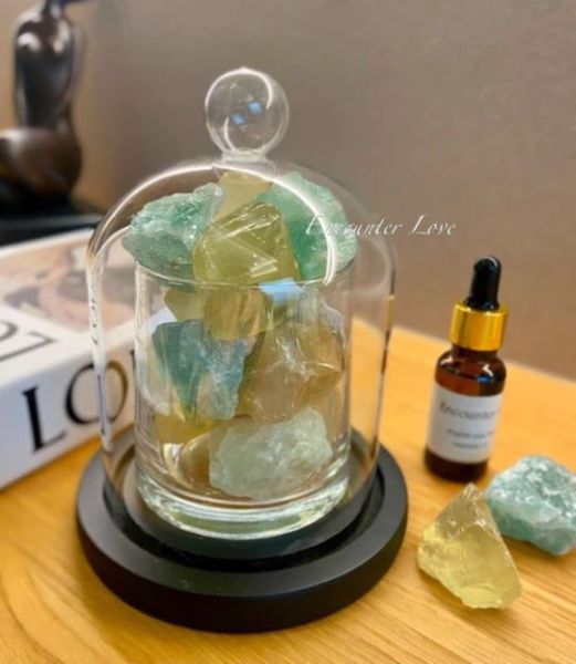 【Encounterlove】事業雙色｜黃水晶 / 綠瑩石(事業/招財) 贈擴香精油20ml 