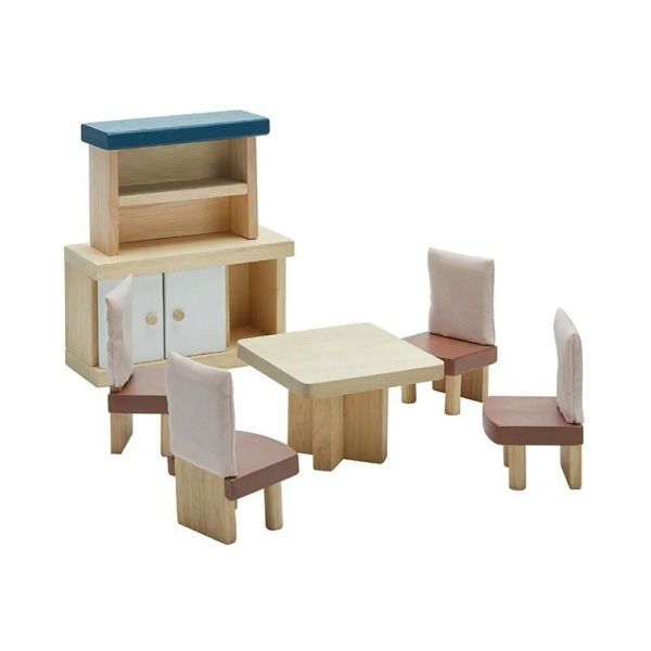 泰國Plantoys 典藏娃娃屋-餐廳(清新藍) 