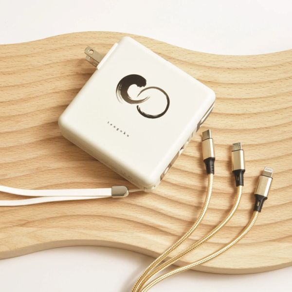 【TENGOKU天閤堀】zen1全能快充行動電源 (磁吸無線快充10000mAh 自帶線) 
