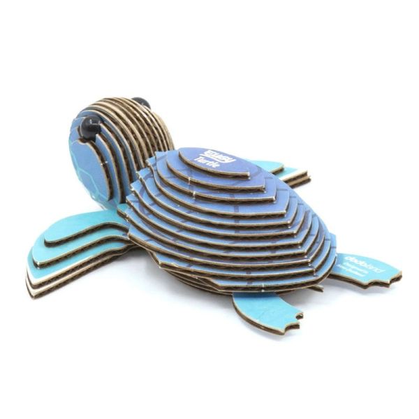 【EUGY】3D紙板拼圖_038_烏龜 