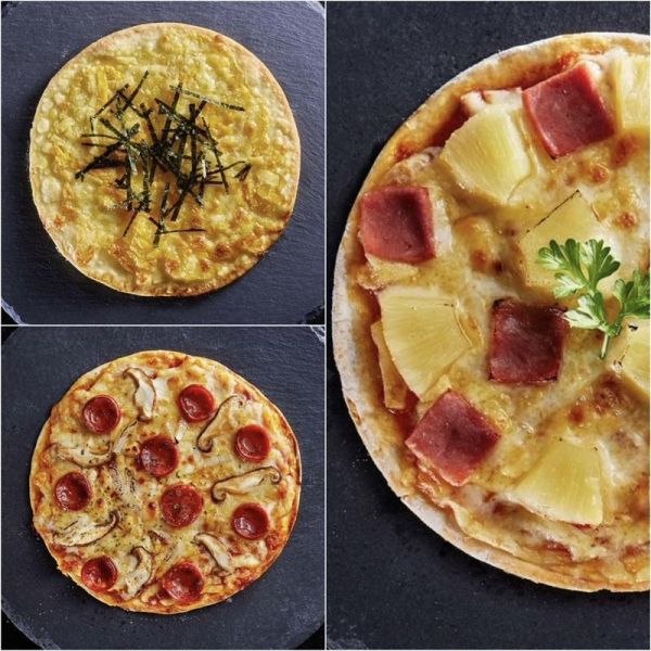 【曼曼啃PIZZA】熱銷人氣 3件組：明太子起司、德式慕尼黑香腸、經典夏威夷 
