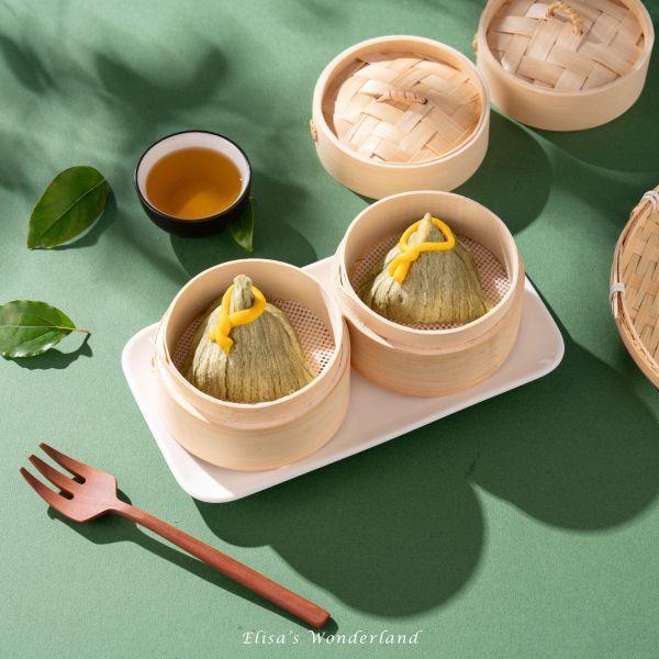 【愛莉莎的夢遊仙境‧小竹籠禮盒】端午粽子酥 精緻伴手禮組_10盒/20盒 (每顆粽子皆附提袋) 
