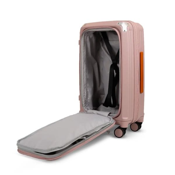 【Acer Fashion】布里斯本前開式/側開式行李箱 20" + 24" + 28" 混搭組合_黃金海岸(黃色)/摩頓沙(可可)/藍花楹粉(粉色) 