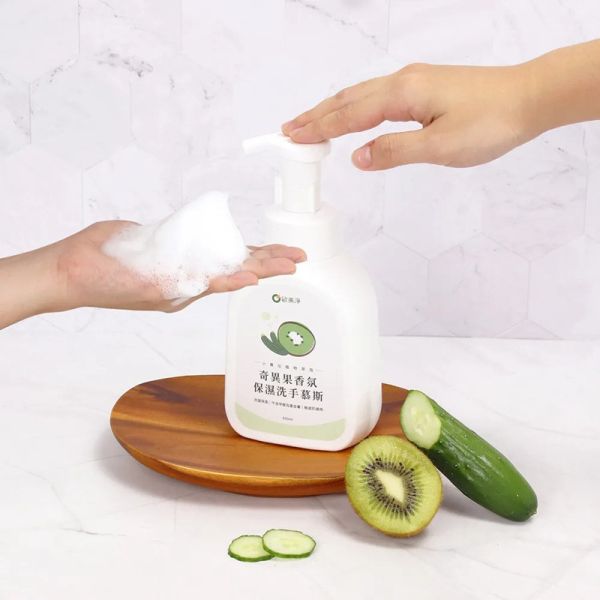 【歐美淨】奇異果香氛保濕洗手慕斯500ml _1入_2入 
