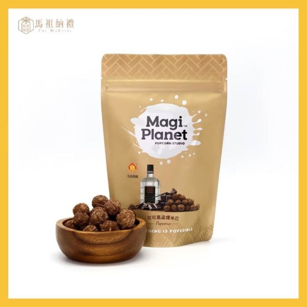 【馬祖納禮-嚴選好食】星球工坊聯名款_可可高粱爆米花 40g_5包組 