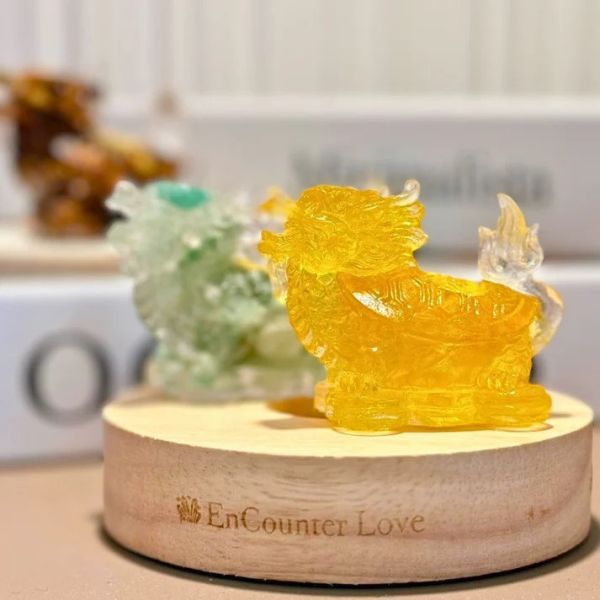 【Encounterlove】瑞獸龍龜 （買就贈 木質無線燈座) 