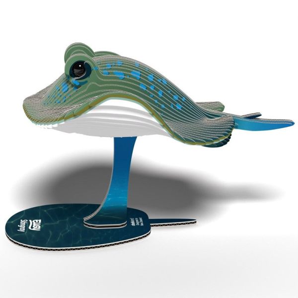 【EUGY】3D紙板拼圖_102_魔鬼魚 
