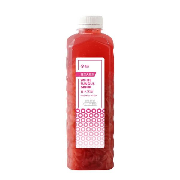【澎沛】酸甜營養組｜100%在地水果酸甘甜 (百香果白木耳飲*1+蔓越莓白木耳飲*1+草莓檸檬白木耳飲*1+鳳梨火龍果白木耳飲*1) 
