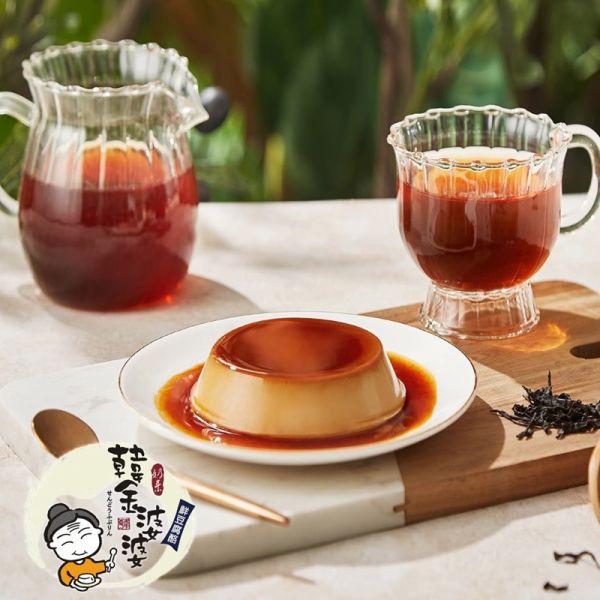 【韓金婆婆x有一隻羊】台茶18號紅玉焦糖布丁(6入/盒、12入/盒) 