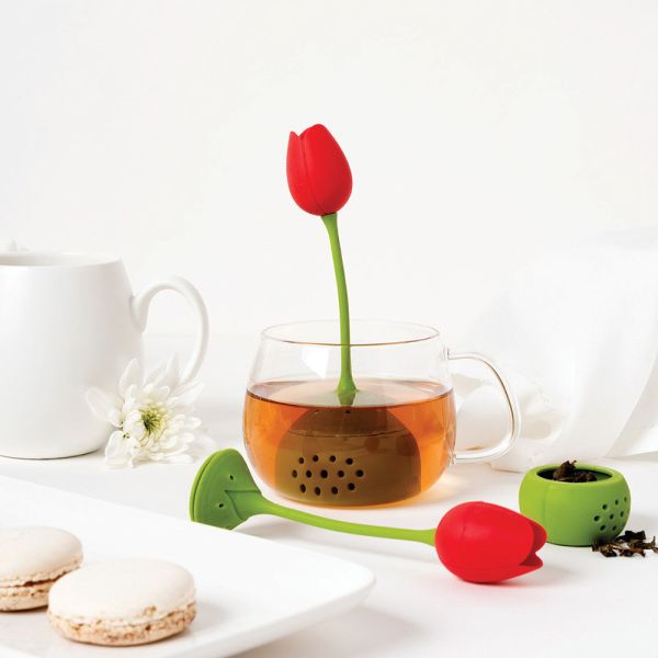 【OTOTO】鬱金香球-泡茶器_紅色 