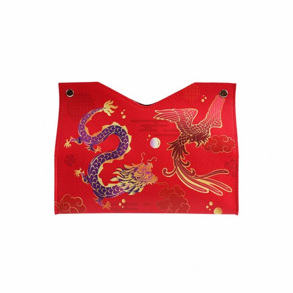 【雨揚珍品】龍鳳祥富面紙套 