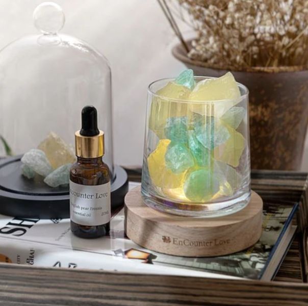 【Encounterlove】事業雙色｜黃水晶 / 綠瑩石(事業/招財) 贈擴香精油20ml 