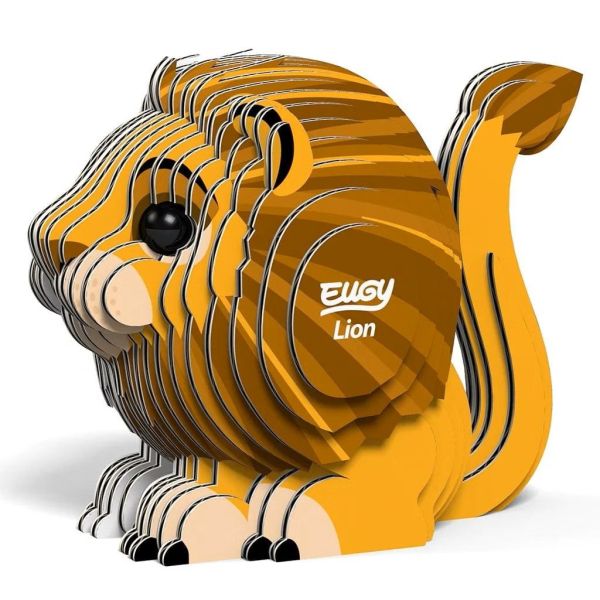 【EUGY】3D紙板拼圖_070_獅子 